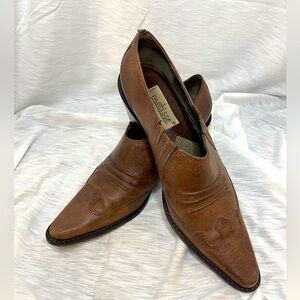 Matisse All Leather Ankle Boot Bootie Short Western Brown